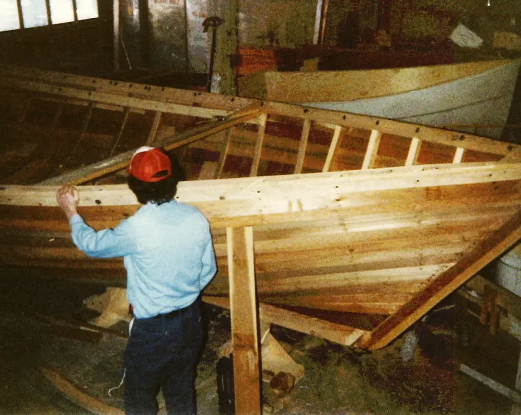 Wood Yawl Construction Back in the Day